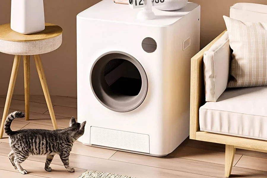 auto clean kitty litter box